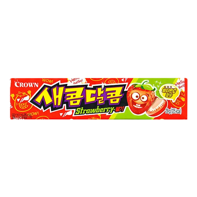 CROWN Kaubonbon Erdbeere 29G