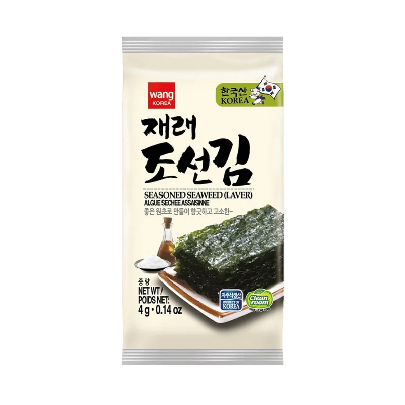 WANG Gewürzte Seegras Seasoned Seaweed 2,3Gx8