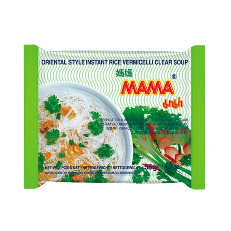 MAMA Instant Reisnudeln Klare Suppe Pk 55G