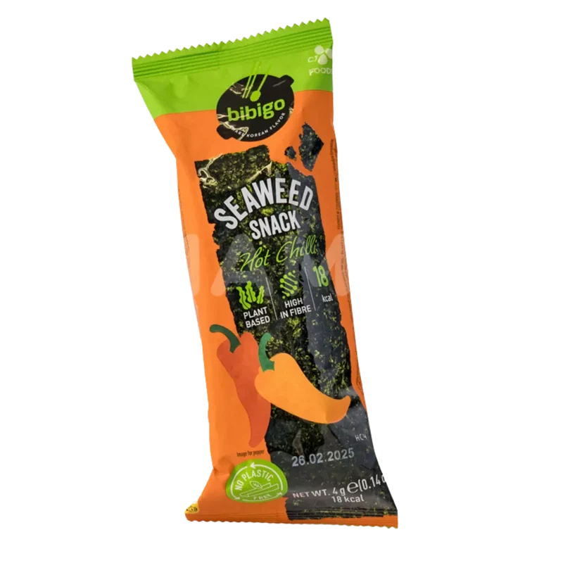 BIBIGO Seaweed Snack Hot Chilli 4G
