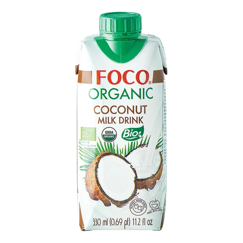 FOCO Bio Kokosmilch- Getränk Tetrapack 330ML