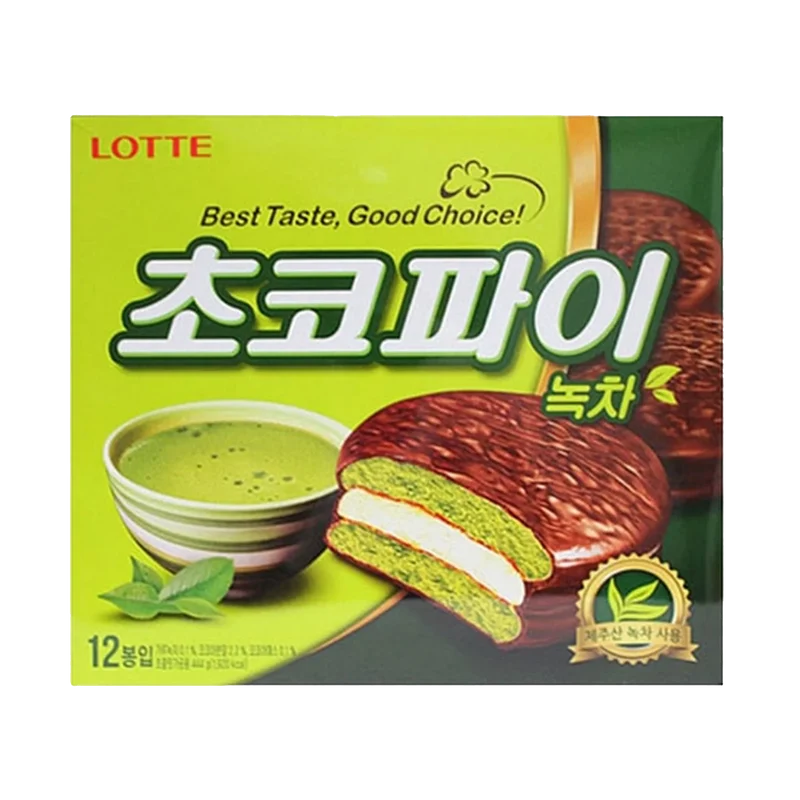 LOTTE Choco Pie Green Tea Green Tea 336G
