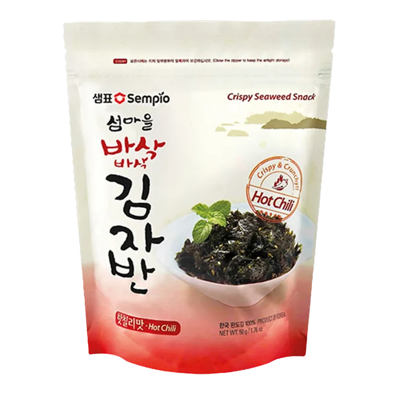 SEMPIO Seealgensnack Hot Chili Gim Jaban 50G