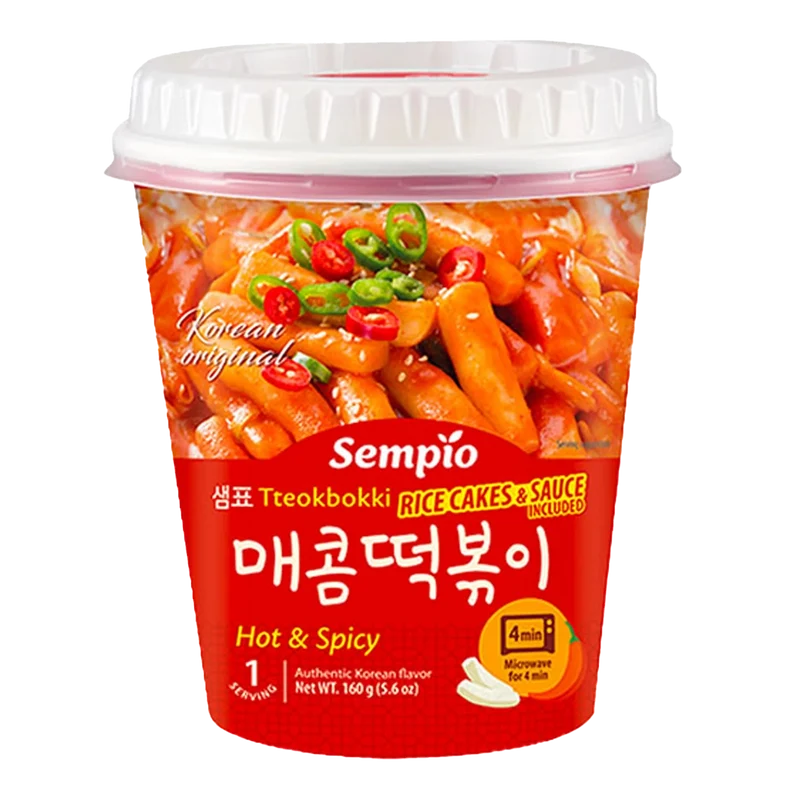 SEMPIO Tteokbokki m.Sauce Hot&Spicy Cup 160G