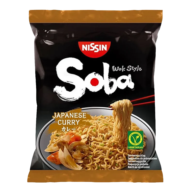 NISSIN Noodle Bag Soba Japanese Curry 110G