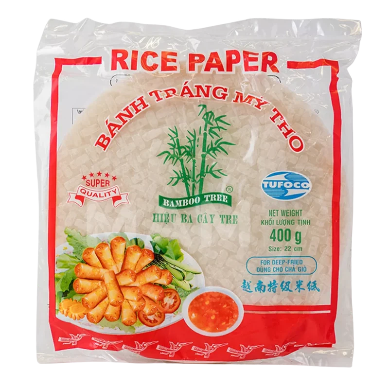 BAMBOO TREE Reispapier Zum Frittieren 22CM, 400G
