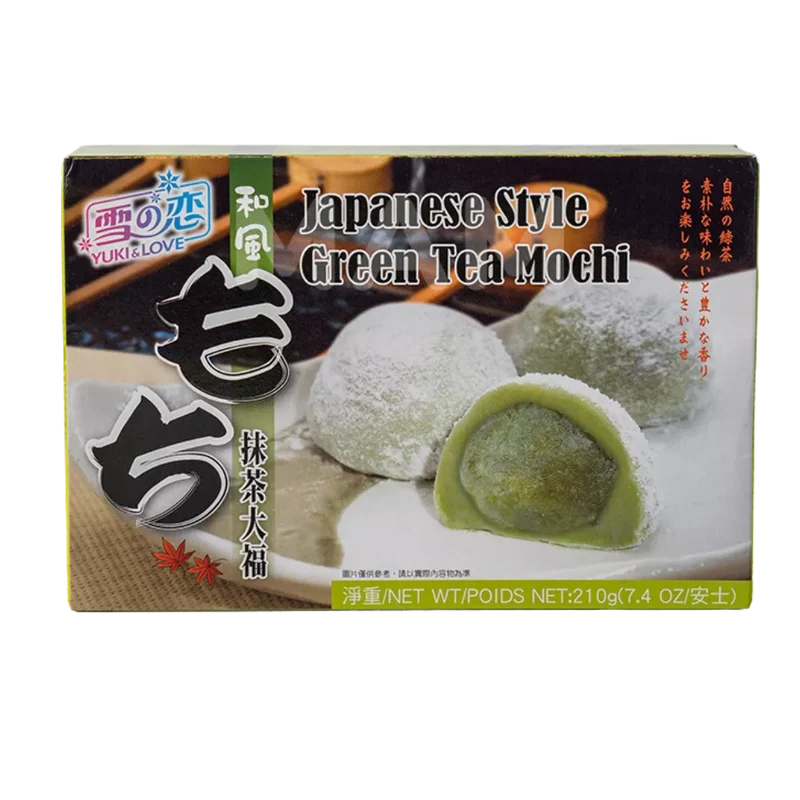 Y&L Mochi Reiskuchen Grüner Tee Pk 210G