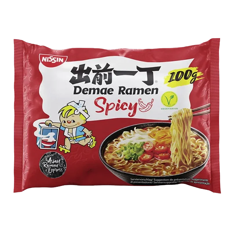 NISSIN Demae Ramen Spicy Flavor 100G