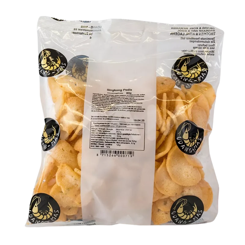 UDANG MAS Krabbenchips PIKANT Btl 80G
