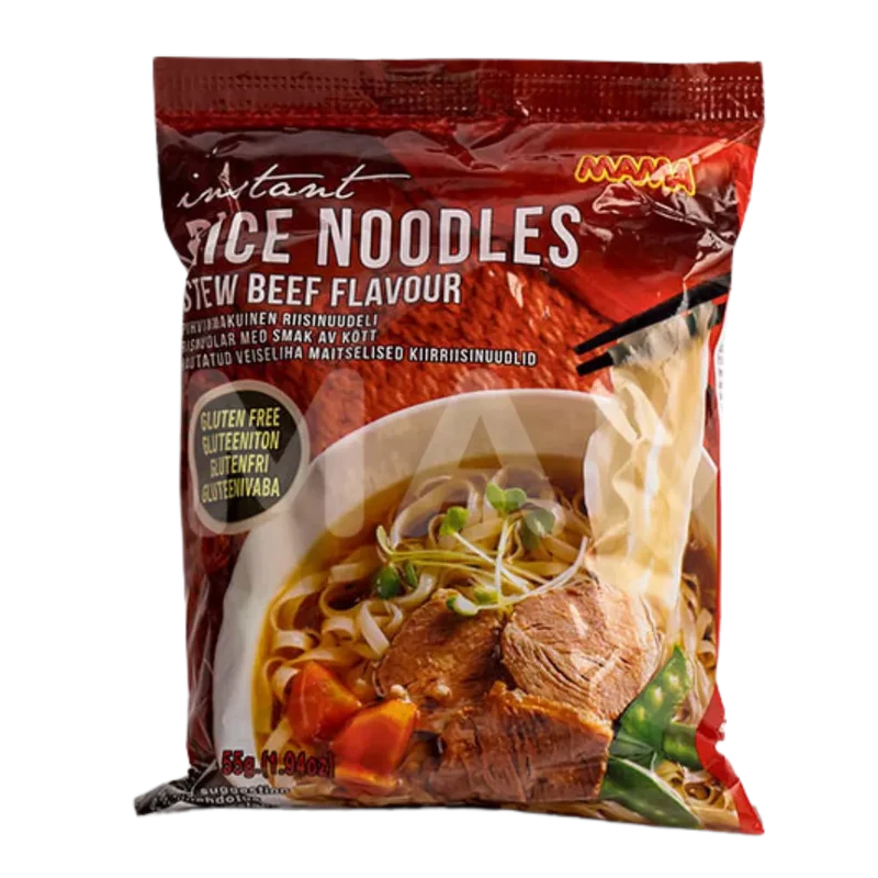 MAMA Instant Reisnudeln Stew Beef Glutenfrei 55G