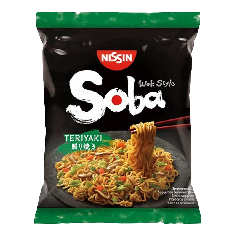 NISSIN Noodle Bag Soba Teriyaki 110G