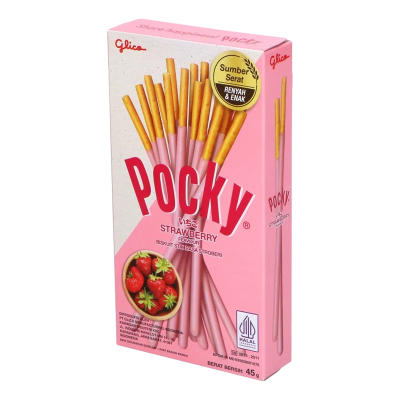 POCKY Biskuit Sticks Strawberry 45G