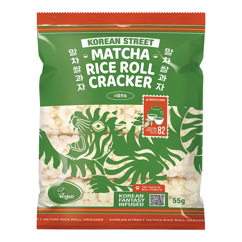 KOREAN STREET Reis Cracker Matcha 55G