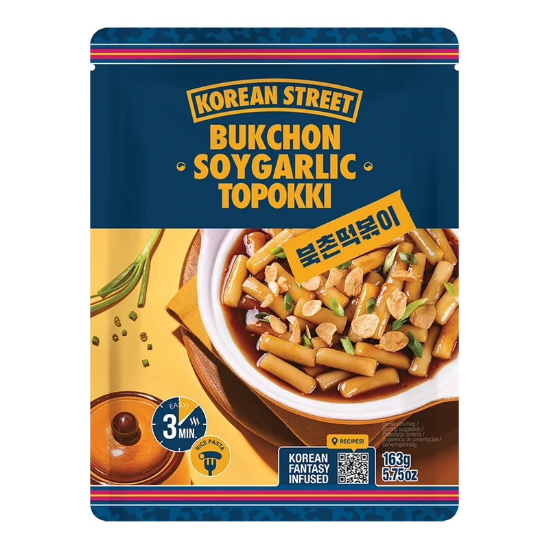 KOREAN STREET Topokki Soy Garlic, 163G