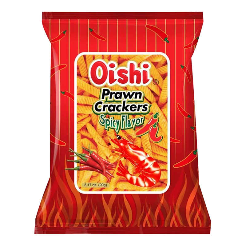 OISHI Prawn Crackers Spicy 60G