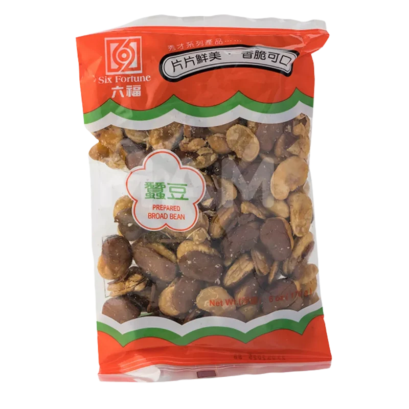 SIX FORTUNE Geröstete Breite Bohnen 170G