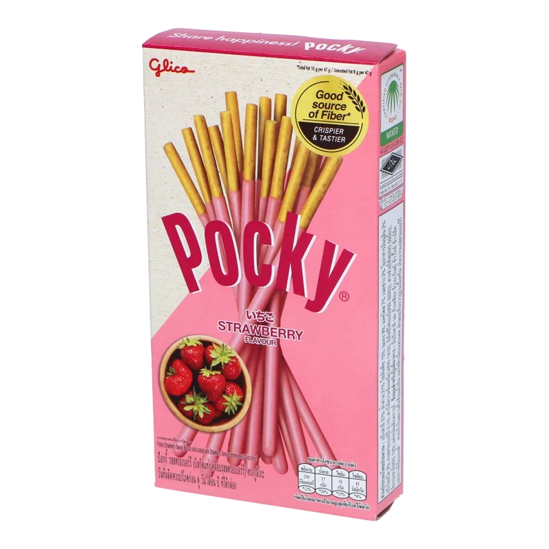 POCKY Biscuit Sticks Strawberry Flav. 47G