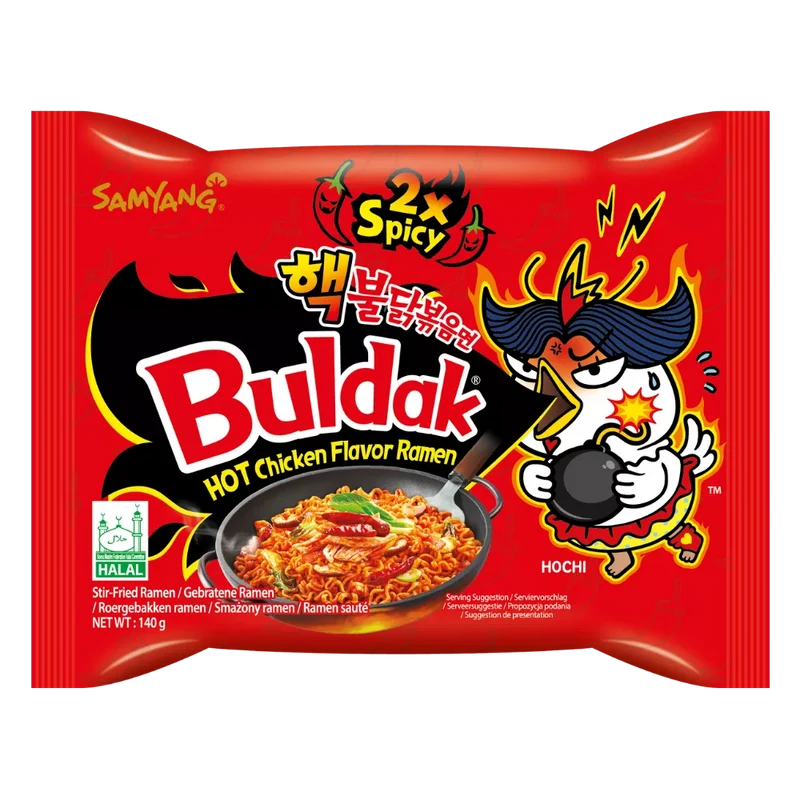 SAMYANG Buldak 2xSpicy Hot Chicken Ramen 140G