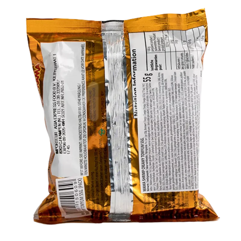 MAMA Oriental Style Shrimp Creamy Tom Yum 55G