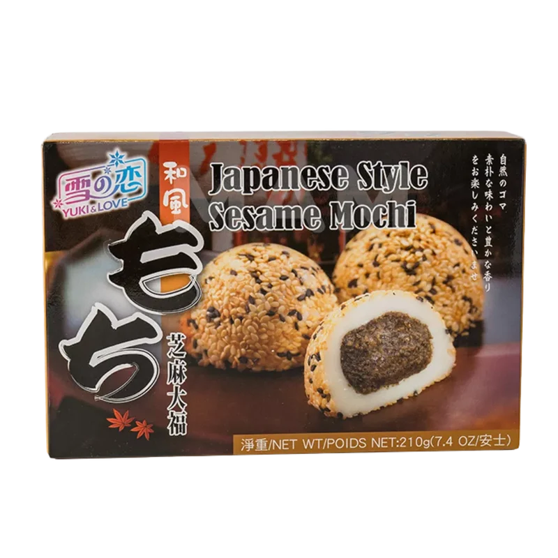 Y&L Mochi Reiskuchen Sesam Pk 210G