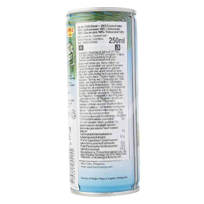 PHILIPPINE BRAND Kokoswasser Ds 250ML