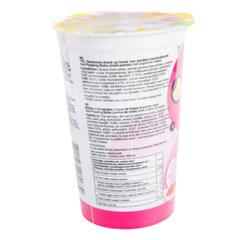 O'S Popping Boba Lychee Mango 2x480ML