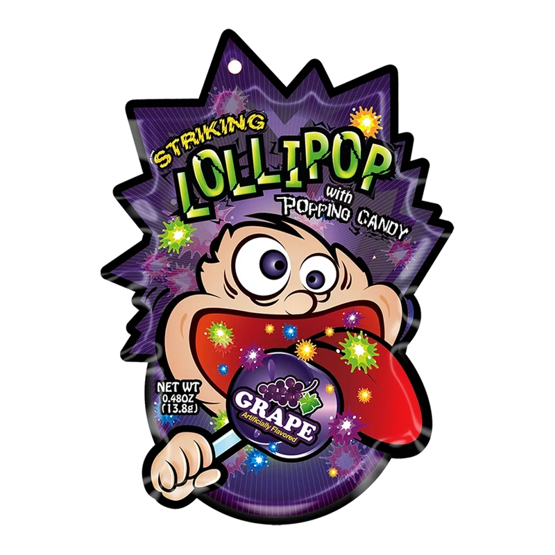 STRIKING Lollipop Popping Candy Grape 13,8G