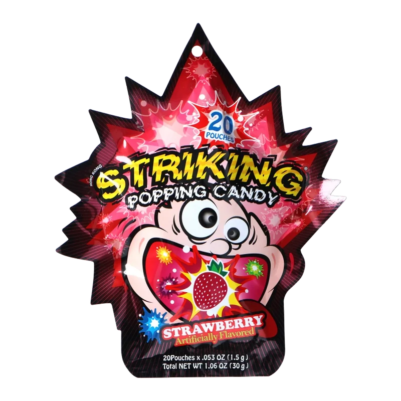STRIKING Popping Candy Strawberry 30G
