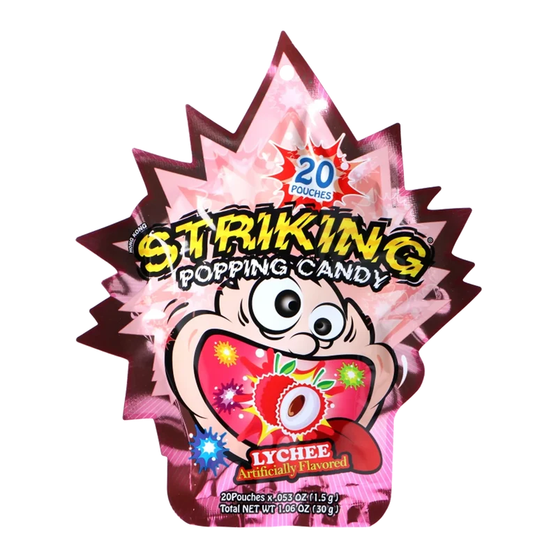 STRIKING Popping Candy Lychee 30G