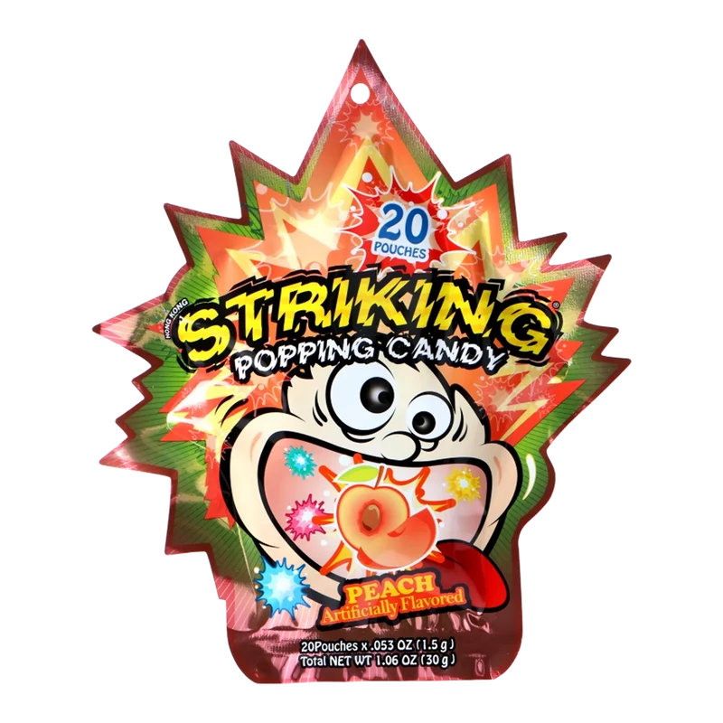 STRIKING Popping Candy Peach 30G