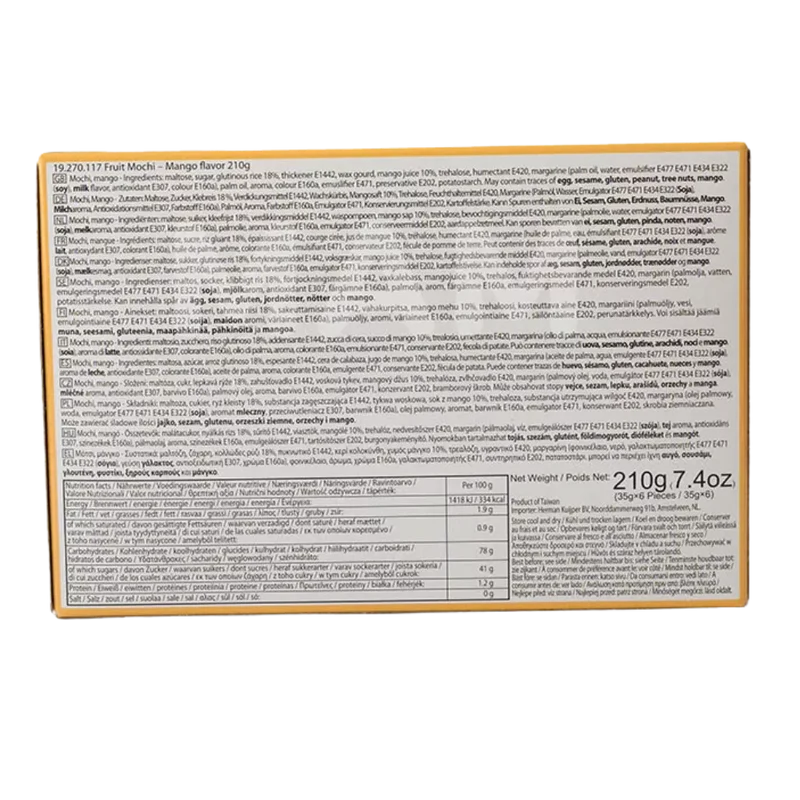 TW Q Fruit Mochi Mango 210G