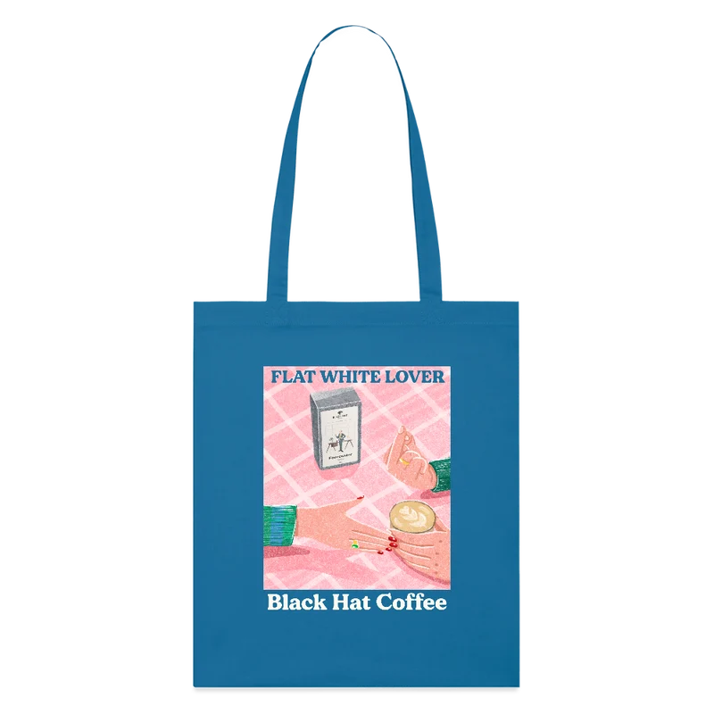 Flat White Lover Tote Bag Organic