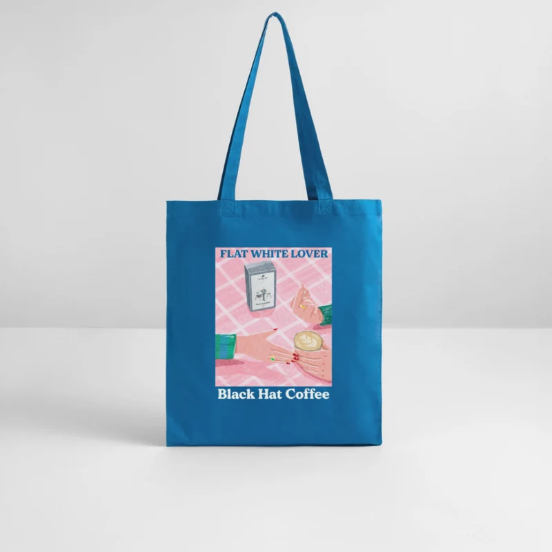 Flat White Lover Tote Bag Organic