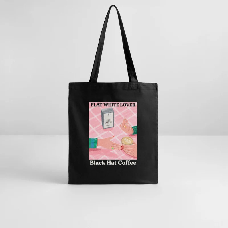 Flat White Lover Tote Bag Organic