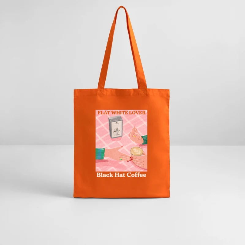 Flat White Lover Tote Bag Organic