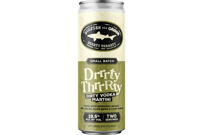 Dogfish Head x CREEM Magazine “Drrrty Thrrrty” Dirty Martini