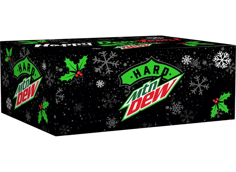 Hard MTN DEW Holiday Can Cards