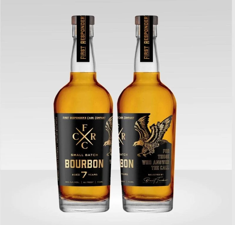 Signed Bottle - First Responders Cask Company Bourbon