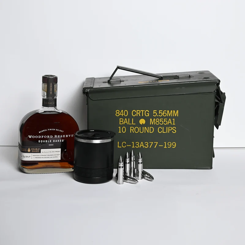 Woodford Reserve Double Oaked Ammo Can Gift Set