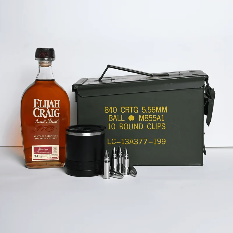 Elijah Craig Ammo Can Gift Set