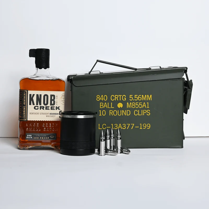 Knob Creek Ammo Can Gift Set