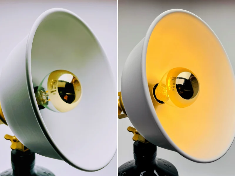Gin Sul Vintage-Lampe | Handgemachte Upcycling Tischlampe aus Gin Sul | Einzigartige Geschenkidee | Retro Deko-Licht | Upcycling Leuchte