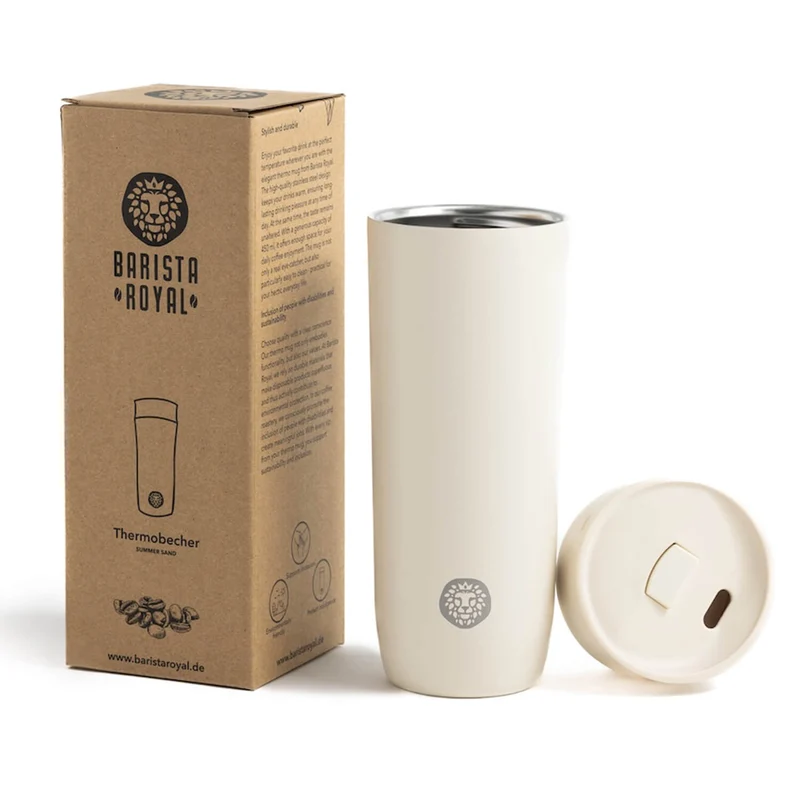 Barista Royal Kaffee Thermo­be­cher to go aus Edel­stahl - 450ml