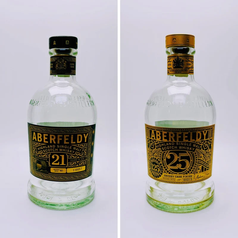 Whisky-Öllampe ”Aberfeldy” | Handgemachte Öllampe aus Aberfeldy Whiskey Flasche | Upcycling Deko | Individuelles Geschenk