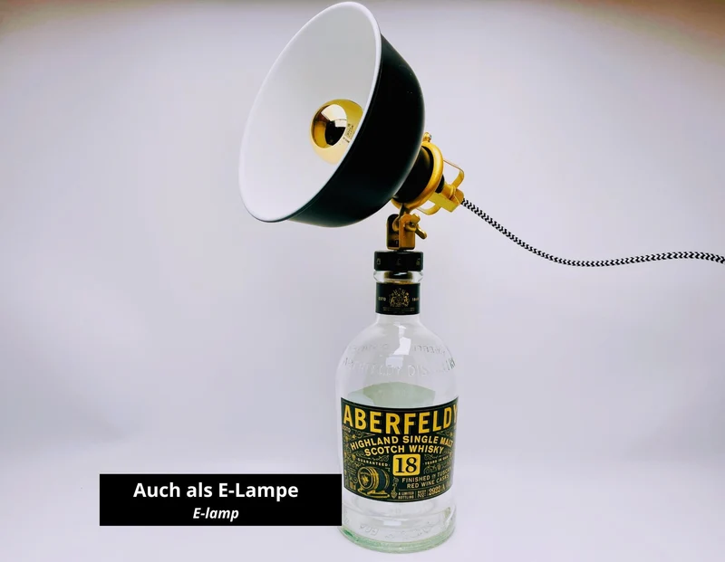Whisky-Öllampe ”Aberfeldy” | Handgemachte Öllampe aus Aberfeldy Whiskey Flasche | Upcycling Deko | Individuelles Geschenk