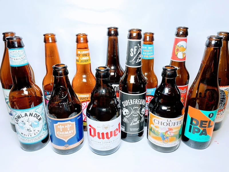 Crafbier-Seifenspender “Schaumkrone“ | Handgemachte & nachfüllbare Seifenspender aus Craftbeer-Flaschen | Upcycling Geschenk für Bier-Fans