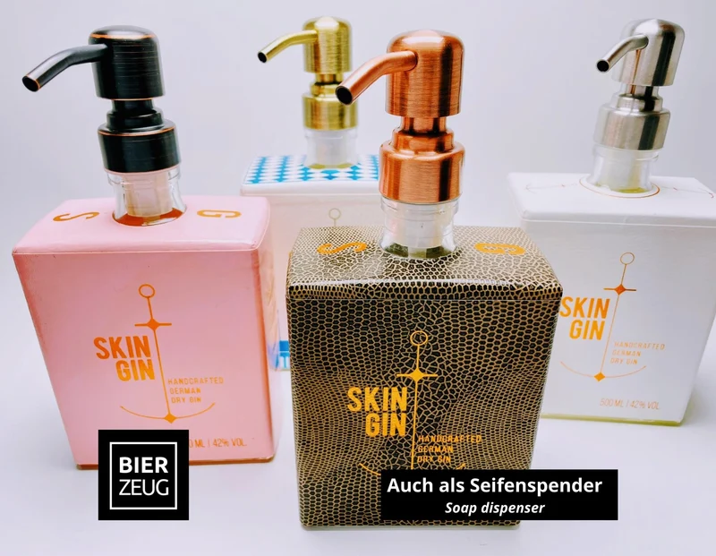 Gin Öllampe “Skin“ | Handgemachte Upcycling Lampe aus Gin Flasche | Vintage Deko | Individuell | Geschenkidee | Upcycling & Einzigartig