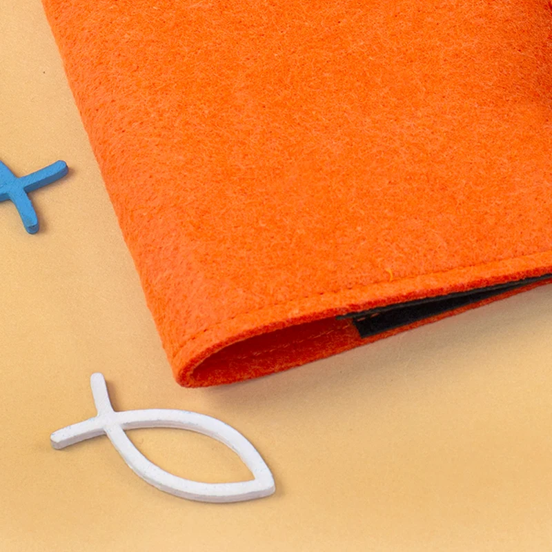 Buchhülle für Gotteslob & Gesangbuch mit Regenbogen Motiv und Name personalisiert | Anthrazit o. Orange
