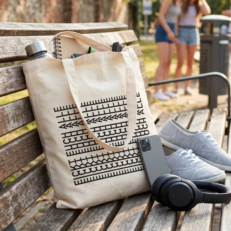 Einkaufstasche 'F*ckt euch alle' als lustiges Geschenk | Baumwoll Beutel mit versteckter Botschaft