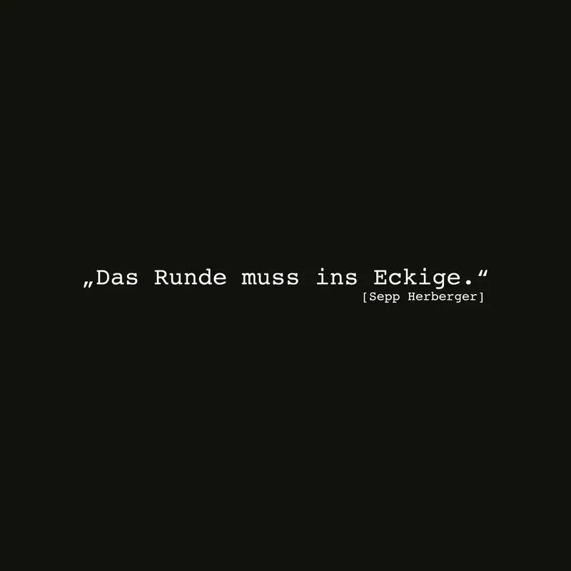 T-Shirt "Das Runde"